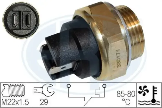 Temperaturschalter, Kühlerlüfter ERA 330171 Bild Temperaturschalter, Kühlerlüfter ERA 330171