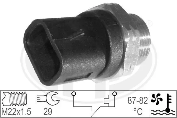 Temperaturschalter, Kühlerlüfter ERA 330178