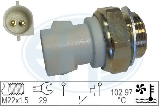 Temperaturschalter, Kühlerlüfter ERA 330185 Bild Temperaturschalter, Kühlerlüfter ERA 330185