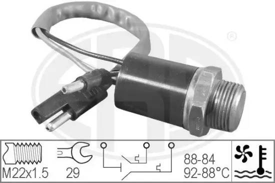 Temperaturschalter, Kühlerlüfter ERA 330201 Bild Temperaturschalter, Kühlerlüfter ERA 330201