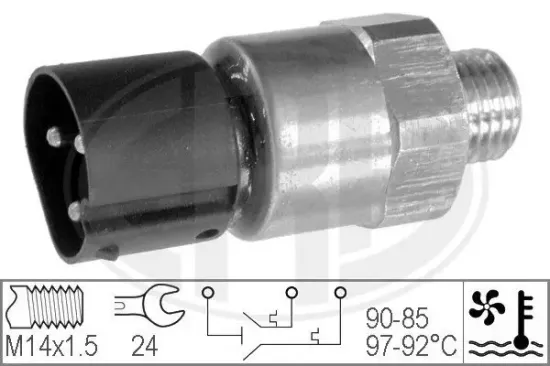 Temperaturschalter, Kühlerlüfter ERA 330208 Bild Temperaturschalter, Kühlerlüfter ERA 330208