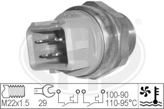 Temperaturschalter, Kühlerlüfter ERA 330211 Bild Temperaturschalter, Kühlerlüfter ERA 330211