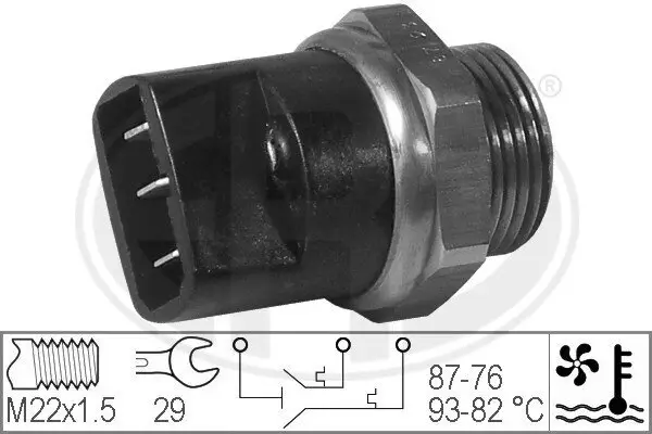 Temperaturschalter, Kühlerlüfter ERA 330212