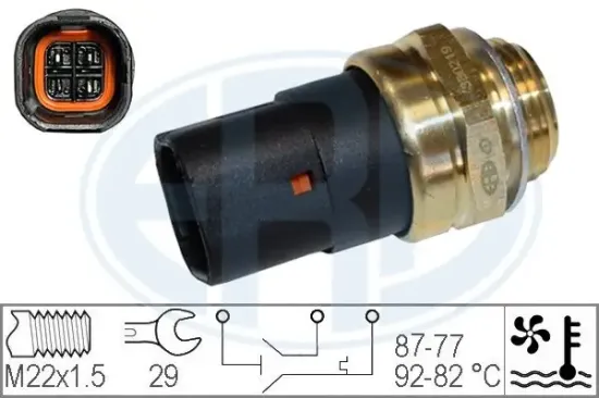 Temperaturschalter, Kühlerlüfter ERA 330219 Bild Temperaturschalter, Kühlerlüfter ERA 330219
