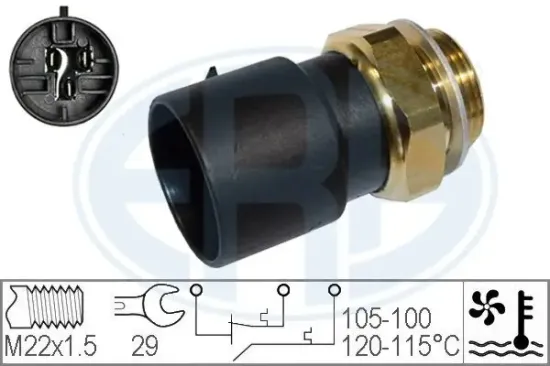 Temperaturschalter, Kühlerlüfter ERA 330220 Bild Temperaturschalter, Kühlerlüfter ERA 330220