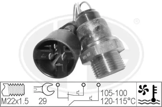 Temperaturschalter, Kühlerlüfter ERA 330225 Bild Temperaturschalter, Kühlerlüfter ERA 330225