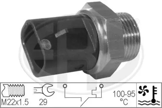 Temperaturschalter, Kühlerlüfter ERA 330277 Bild Temperaturschalter, Kühlerlüfter ERA 330277