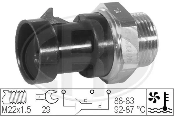 Temperaturschalter, Kühlerlüfter ERA 330279