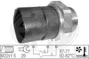 Temperaturschalter, Kühlerlüfter ERA 330283