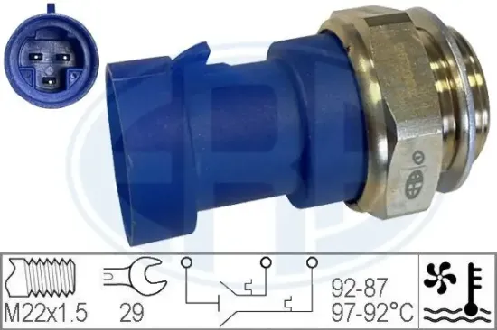 Temperaturschalter, Kühlerlüfter ERA 330295 Bild Temperaturschalter, Kühlerlüfter ERA 330295