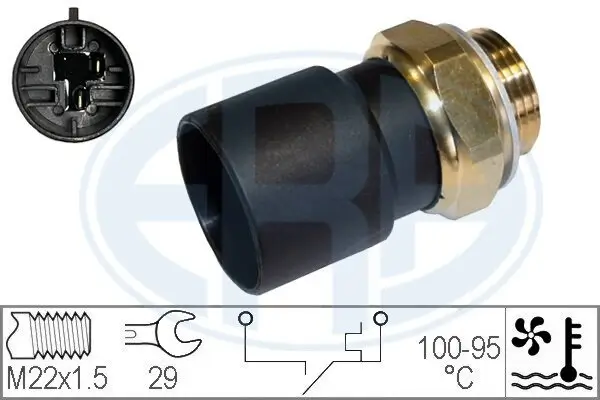 Temperaturschalter, Kühlerlüfter ERA 330301