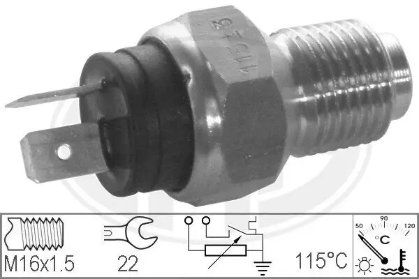 Sensor, Kühlmitteltemperatur ERA 330314