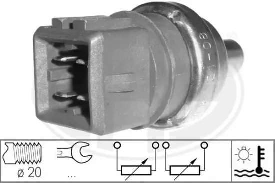 Sensor, Kühlmitteltemperatur ERA 330497 Bild Sensor, Kühlmitteltemperatur ERA 330497