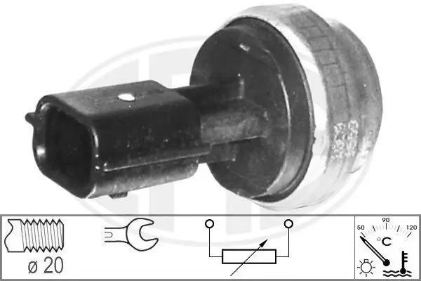 Sensor, Kühlmitteltemperatur ERA 330558