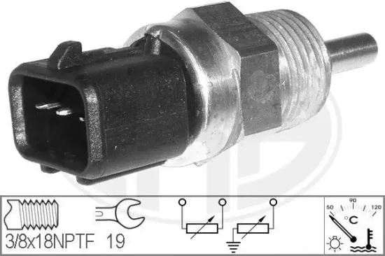 Sensor, Kühlmitteltemperatur ERA 330632 Bild Sensor, Kühlmitteltemperatur ERA 330632