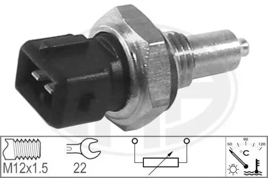 Sensor, Kühlmitteltemperatur ERA 330643 Bild Sensor, Kühlmitteltemperatur ERA 330643