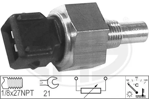Sensor, Kühlmitteltemperatur ERA 330658