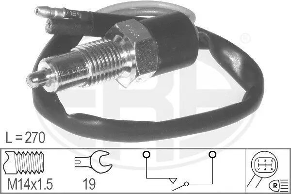 Schalter, Rückfahrleuchte ERA 330762