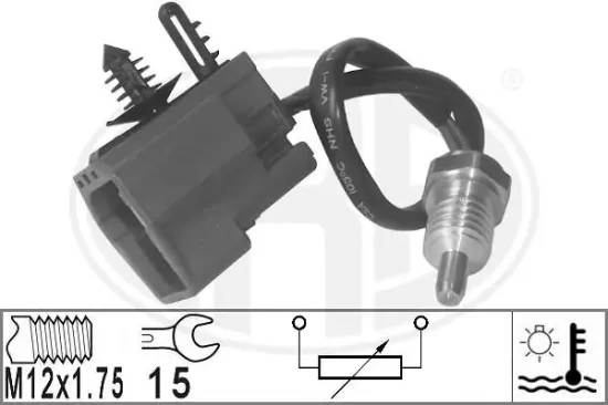 Sensor, Kühlmitteltemperatur ERA 330810 Bild Sensor, Kühlmitteltemperatur ERA 330810
