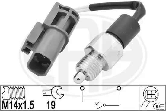 Schalter, Rückfahrleuchte ERA 330942 Bild Schalter, Rückfahrleuchte ERA 330942