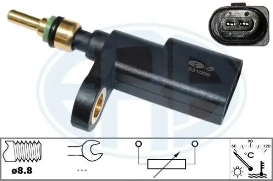 Sensor, Kühlmitteltemperatur ERA 331006 Bild Sensor, Kühlmitteltemperatur ERA 331006