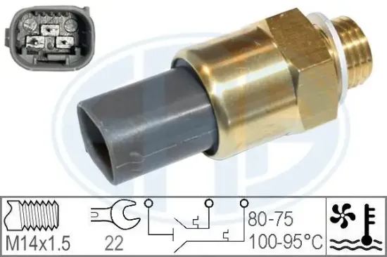 Temperaturschalter, Kühlerlüfter ERA 331018 Bild Temperaturschalter, Kühlerlüfter ERA 331018