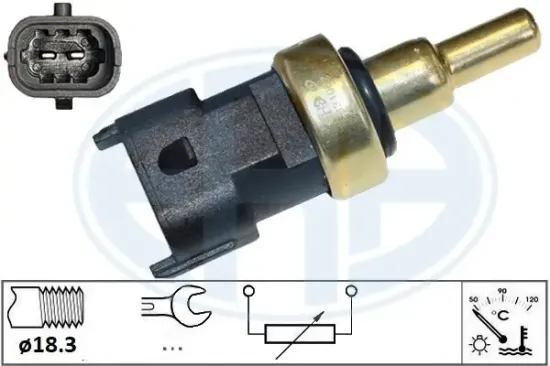Sensor, Kühlmitteltemperatur ERA 331062 Bild Sensor, Kühlmitteltemperatur ERA 331062