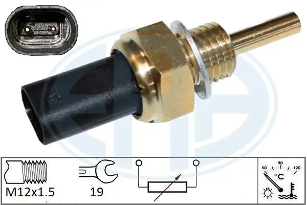 Sensor, Kühlmitteltemperatur ERA 331065