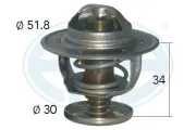 Thermostat, Kühlmittel ERA 350258A