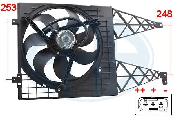Lüfter, Motorkühlung 12 V ERA 352046