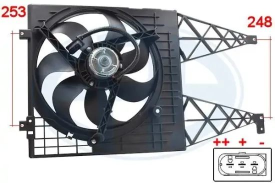 Lüfter, Motorkühlung 12 V ERA 352046 Bild Lüfter, Motorkühlung 12 V ERA 352046