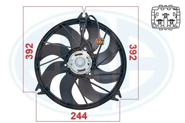 Lüfter, Motorkühlung 12 V ERA 352079