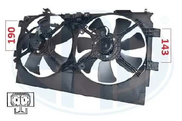 Lüfter, Motorkühlung 12 V ERA 352099