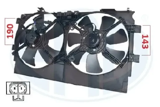 Lüfter, Motorkühlung 12 V ERA 352099 Bild Lüfter, Motorkühlung 12 V ERA 352099