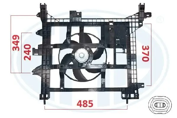 Lüfter, Motorkühlung 12 V ERA 352104