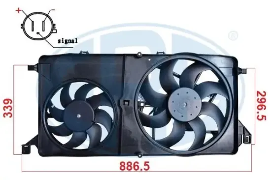 Lüfter, Motorkühlung ERA 352136 Bild Lüfter, Motorkühlung ERA 352136