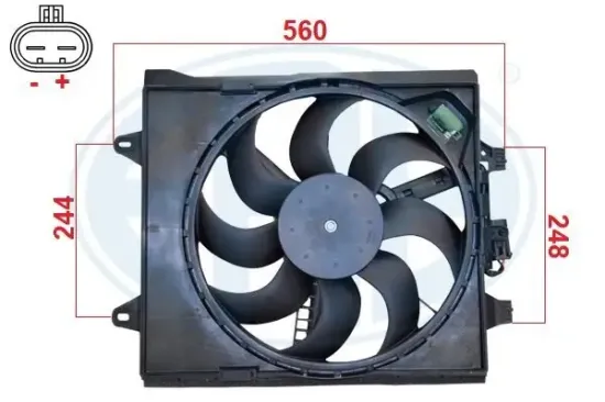 Lüfter, Motorkühlung 12 V ERA 352147 Bild Lüfter, Motorkühlung 12 V ERA 352147
