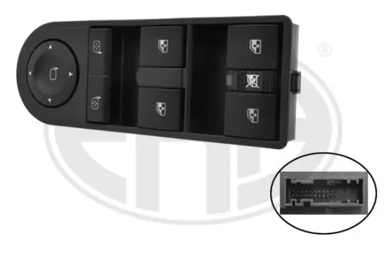 Schalter, Fensterheber vorne links ERA 662430 Bild Schalter, Fensterheber vorne links ERA 662430
