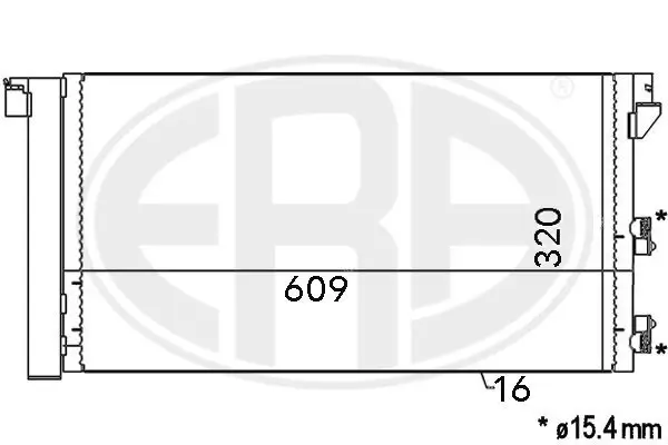 Kondensator, Klimaanlage ERA 667001