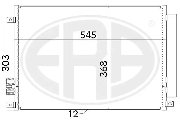 Kondensator, Klimaanlage ERA 667008