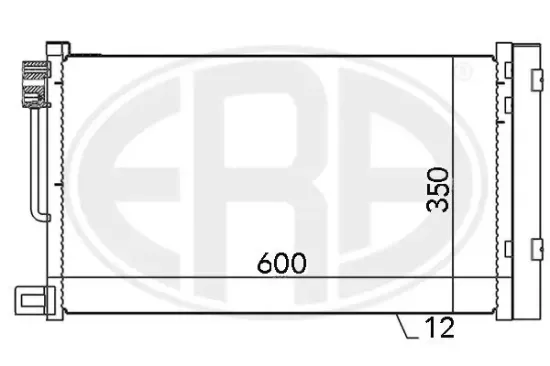 Kondensator, Klimaanlage ERA 667010 Bild Kondensator, Klimaanlage ERA 667010