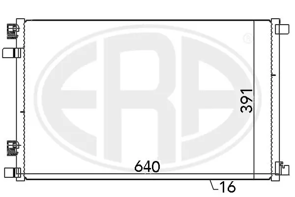 Kondensator, Klimaanlage ERA 667021