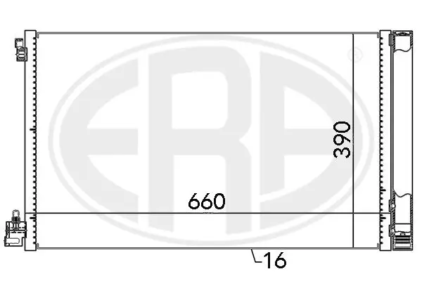 Kondensator, Klimaanlage ERA 667049