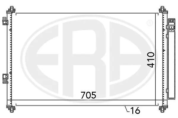 Kondensator, Klimaanlage ERA 667057