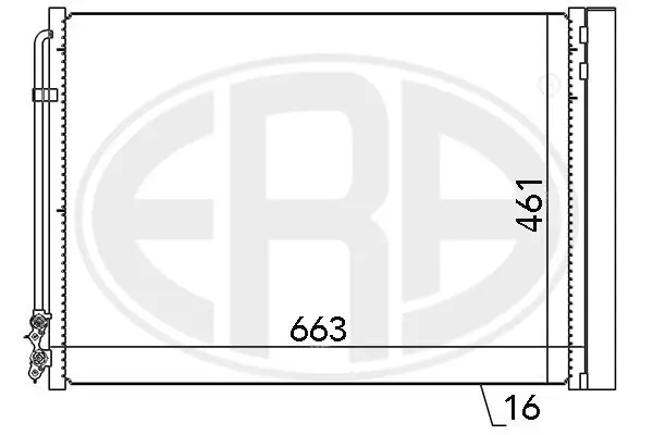 Kondensator, Klimaanlage ERA 667079