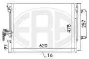 Kondensator, Klimaanlage ERA 667115