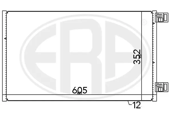 Kondensator, Klimaanlage ERA 667148