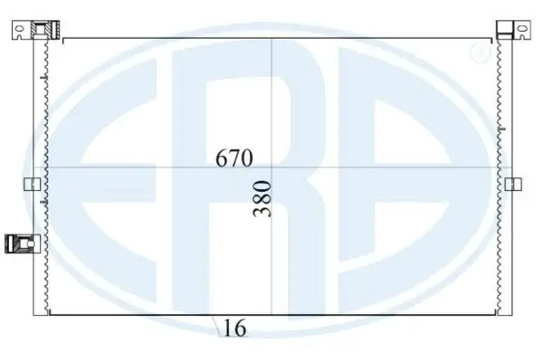 Kondensator, Klimaanlage ERA 667163