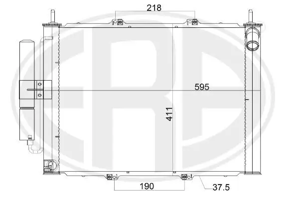 Kondensator, Klimaanlage ERA 667164