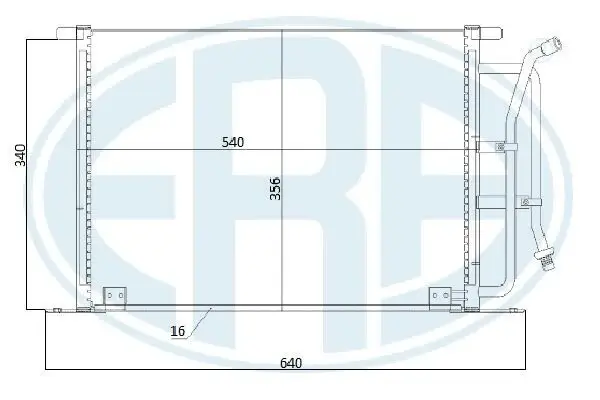 Kondensator, Klimaanlage ERA 667206